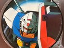 Mobile Suit Gundam Picture Record Set of 2  with Obi and Poster from Japan