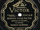 Victor #20415: Dixieland Jug O-Memphis Shake/Jelly-Roll Morton O-Dr. Jazz EE-hot