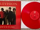TELEVISION - Adventure - 1978 UK Elektra K 52072 - EX Condition Red Vinyl LP