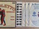 DECCA SET 224-6 WB gr ED1 Verdi Rigoletto Sutherland Sanzogno 3 lp box NM
