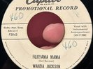 Rockabilly Screamer Promo 45 WANDA JACKSON Fujiyama Mama CAPITOL WLP VG+ *