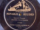 Monarch Record 1725 DINWIDDIE COLORED QRT Gabriels' Trumpet  78 rpm 1902 GOSPEL