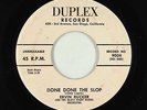 R&B Rocker 45 - Ervin Rucker - Done Done The Slop - Duplex