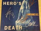 SIGNED-FONTAINES DC-LP-A HERO’S DEATH-FULLY AUTOGRAPHED BY FIVE SLEEVE-M/M/UNP
