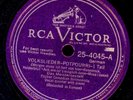 COMEDIAN HARMONISTS (Meistersextett) Volkslieder 1+2  Potpourri Schellack S7881