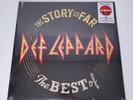 Def Leppard The Story So Far Best Of Vinyl Record LP Sealed Trans Orange Yellow