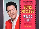 ELVIS PRESLEY: viva las vegas / what'd i say RCA 7