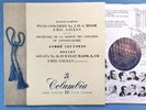 Columbia 33CX 1217 B/G UK - Saint-Saens Mozart Emil Gilels Cluytens NO SAX NM