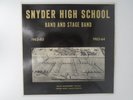 Snyder High School Band and Stage Band 1962-1964 Melvin Montgomery Texas VG