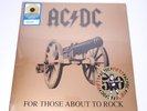 AC/DC FOR THOSE ABOUT TO ROCK Limited 50th Anniversary Gold Vinyl Sealed