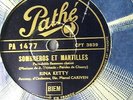 RINA KETTY J'Attendrai...  / Sombreros Et Mantilles PA 1477  RARE disque 78T