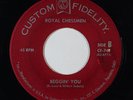 Sweet Soul 45 ROYAL CHESSMEN Beggin' You/You Must Believe Me on Custom Fidelity