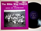 Kingsport TN Bible Way Church Songs Of Inspiration Gospel Vinyl LP Record VG+