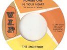 THE MONITORS Number One In Your Heart VIP MOTOWN NORTHERN SOUL USA 45