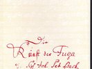 BACH Die Kunst der Fuge ZAGREB STRING QUARTET Jugoton LSY-62027 2LP Box 1985 Rec