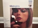 HAND SIGNED Taylor Swift Midnights Moonstone Blue Marbled Vinyl Autograph Insert