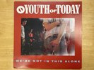 Youth Of Today We’re Not In This Alone LP Vintage 1988 Vinyl