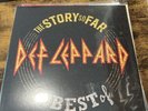 DEF LEPPARD The Story So Far Translucent Yellow & Orange Vinyl 2 LP 2023 Ltd Ed.