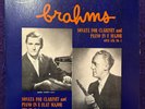 BRAHMS Sonata for Clarinet & Piano LEOPOLD WLACH & DEMUS / Westminster WL5236 VG