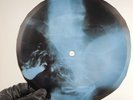 BEATLES WHILE MY GUITAR X-Ray USSR Record Roentgen Bone Ribs Music Vinyl