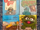 Vintage Sesame Street read along recordings 33 records Oscar Cookie Mint Shink