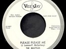 The Beattles (Beatles) Please Please Me Vee Jay 498 DJ Promo Copy white label EX