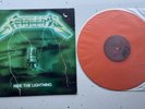 Metallica Ride The Lightning LP France Orange Vinyl Pushead Metal Venom Punk