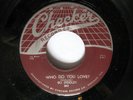 BO DIDDLEY 45 I'm Bad Who Do You Love? CHECKER Rn'B VG++ Jp 2