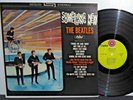 BEATLES 1969 GREEN TARGET RECORD CLUB EDITION VINYL LP SOMETHING NEW NEAR MINT
