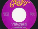 LABRENDA BEN - I Can't Help It I Gotta Dance / Just Be - GORDY - Soul 45