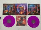 Judas Priest Signed Insert + Double Purple LP JSA AS19939 Rob Halford Ian Hill +