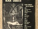Black Sabbath Love In Chicago  - Cover Only - No Vinyl Record - Very Rare
