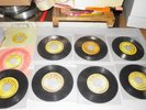 7 Elvis Presley Sun 45 Records older reproductions + 2 Jerry Lee Lewis