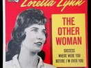 Loretta Lynn 1963 Country Decca Extended Play 45 Album The Other Woman ED 2762