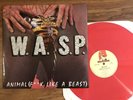 WASP Animal F**k Like A Beast 12” pink vinyl VG Music For Nations W.A.S.P. LP