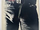 The Rolling Stones - Sticky Fingers - LP Vinyl 1971 1st RI press Zipper EX / VG+