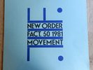 New Order LP Movement UK Factory 1st Press RAREST PRESSING RING PRESS ARCHIVE