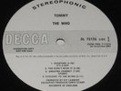 THE WHO TOMMY Promo DJ Copy WLP 1969 Decca 2 Lp Set VG