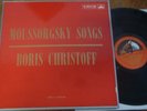 BORIS CHRISTOFF / MOUSSORGSKY songs / HMV ALP 1652/5