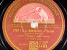 Glenn Miller : In the mood & Tommy Dorsey : Stop it's...78 rpm GRAMOPHONE K-8480