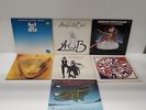 7 Classic Rock Vinyl Records, Rolling Stones, Average White Band, Paul McCartney