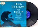 DINAH WASHINGTON - FOR THOSE IN LOVE -  JAZZ LP JAZZ EMARCY MONO
