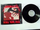 Metallica - Kill 'Em All Original 1983 Megaforce LP Vinyl NM