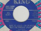 James Brown -King 6187 - Say It Loud I'm Black BUT I'm Proud - RARE MIS-PRINT