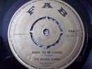 REGGAE SUPER RARE THE RICHUS FLAMES NEED TO BE LOVED FAB LABEL UK PRESS EX COND