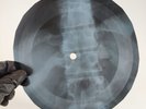 DOORS BLACK DOOR MAN X-Ray USSR Record Roentgen Bone Ribs Music Vinyl