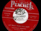 R&B Blues 45 - WILLIE MAE THORNTON - Let Your Tears Fall Baby - PEACOCK 1st EX