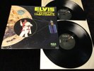 ELVIS PRESLEY 2LP CPL2-2642 ALOHA FROM HAWAII RARE BLACK LBL SINGLE PKT REISSUE