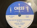 Rock & Roll 78 CHUCK BERRY Too Much Monkey Business CHESS 1635