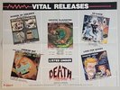 1988 DEATH RECORDS & METAL BLADE VITAL RELEASES PROMO POSTER Dr Know Cryptic +++